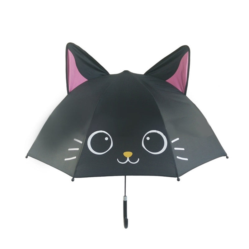 3-D Black Cat Umbrella