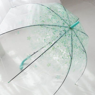 Green Blossom Umbrella