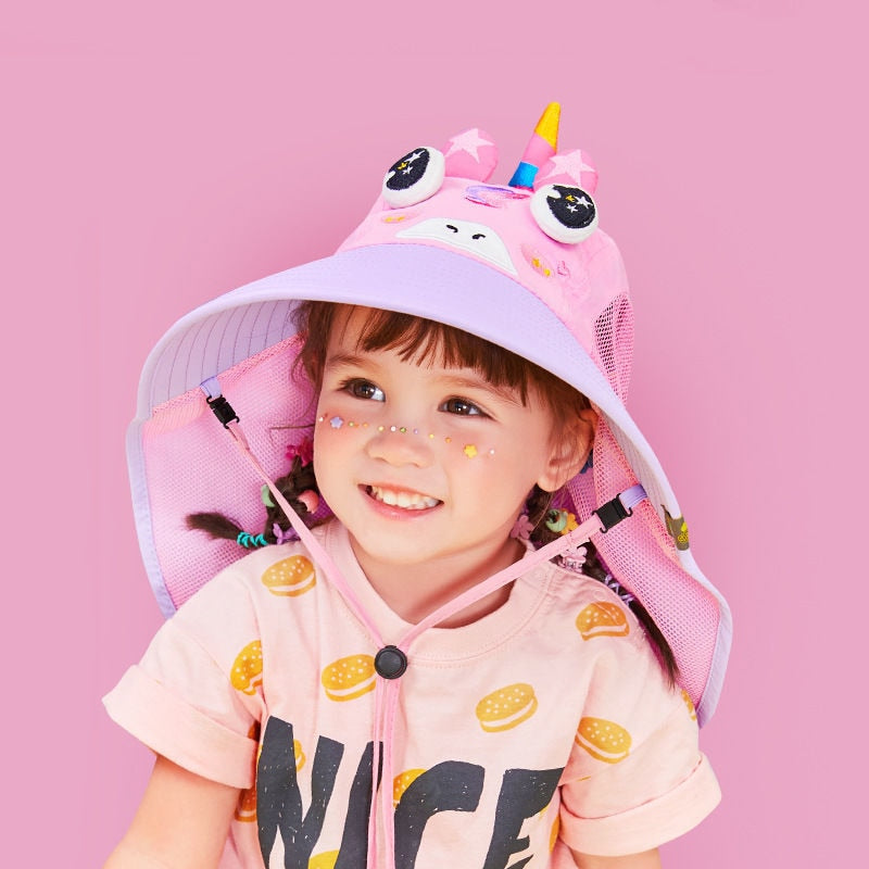 Wide Brim Childrens Sun Hat